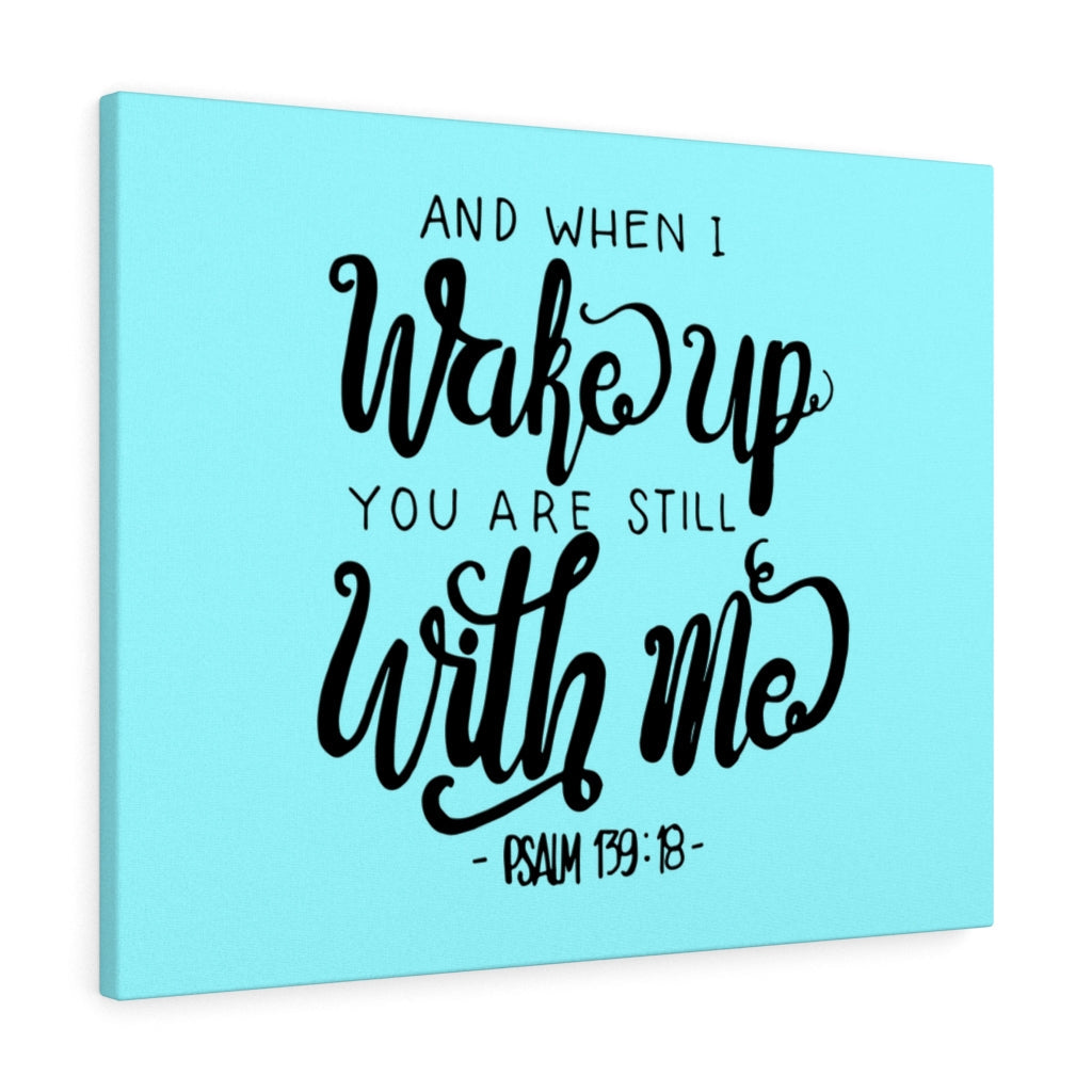 Scripture Walls Still With Me Psalm 139:18 Bible Verse Canvas Christian Wall Art Ready to Hang Unframed-Express Your Love Gifts