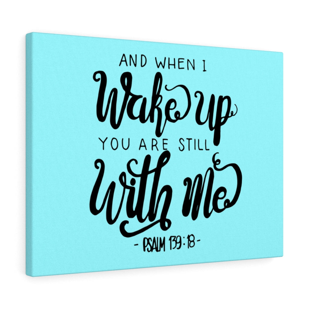 Scripture Walls Still With Me Psalm 139:18 Bible Verse Canvas Christian Wall Art Ready to Hang Unframed-Express Your Love Gifts