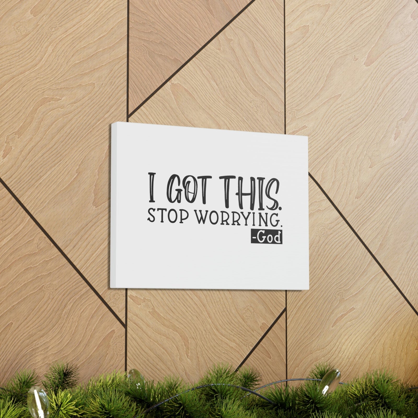 Scripture Walls Stop Worrying God Philippians 4:6 Christian Wall Art Bible Verse Print Ready to Hang Unframed-Express Your Love Gifts