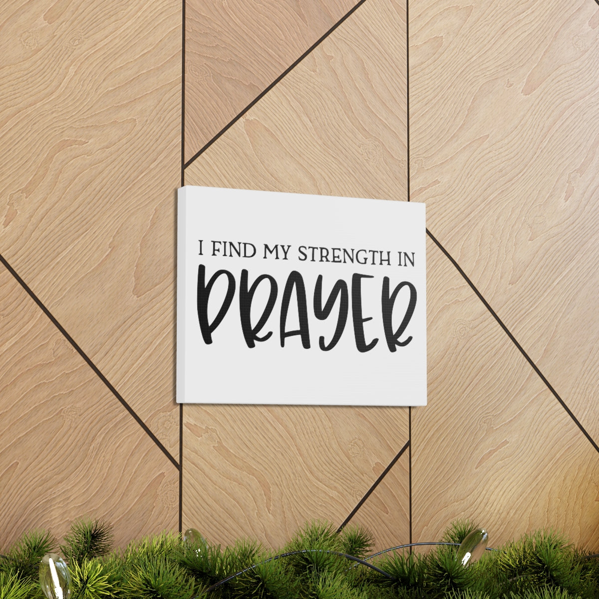 Scripture Walls Strength In Prayer Jeremiah 29:12 Christian Wall Art Print Ready to Hang Unframed-Express Your Love Gifts