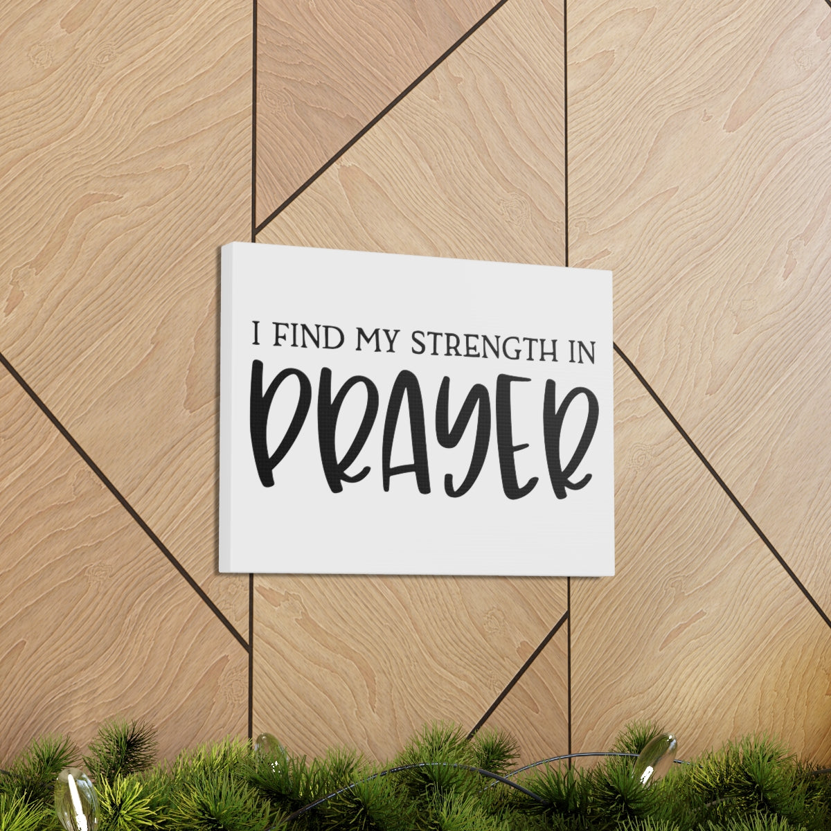 Scripture Walls Strength In Prayer Jeremiah 29:12 Christian Wall Art Print Ready to Hang Unframed-Express Your Love Gifts