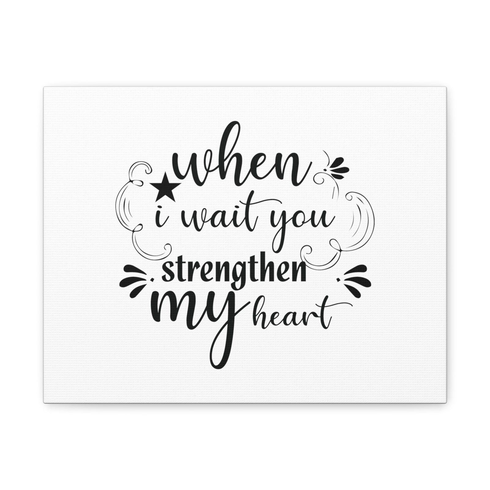 Scripture Walls Strengthen My Heart Psalm 73:26 Christian Wall Art Bible Verse Print Ready to Hang Unframed-Express Your Love Gifts