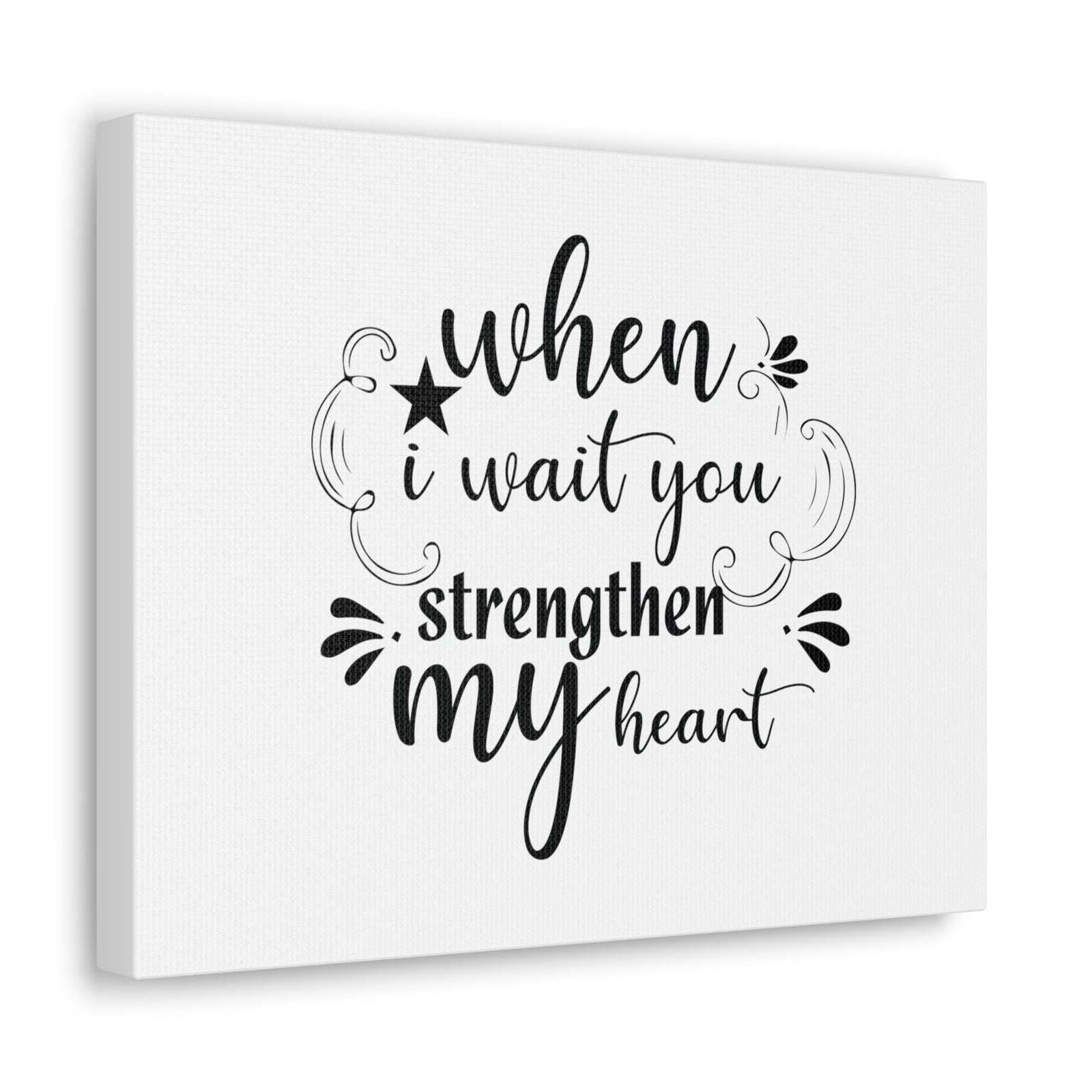 Scripture Walls Strengthen My Heart Psalm 73:26 Christian Wall Art Bible Verse Print Ready to Hang Unframed-Express Your Love Gifts