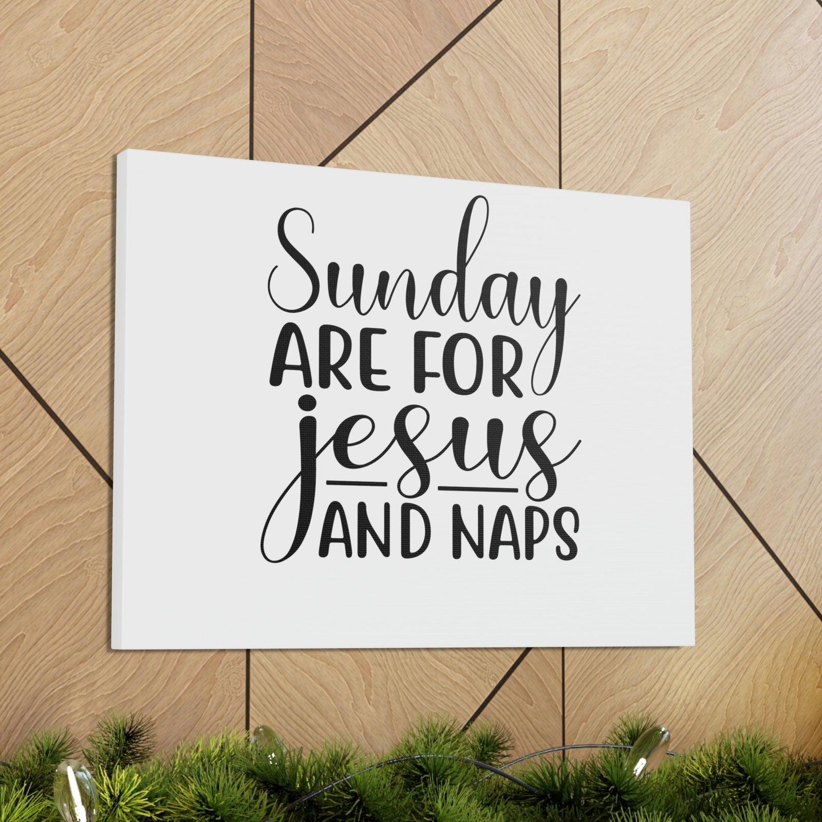 Scripture Walls Sunday Are For Jesus And Naps Acts 20:7 Christian Wall Art Bible Verse Print Ready to Hang Unframed-Express Your Love Gifts