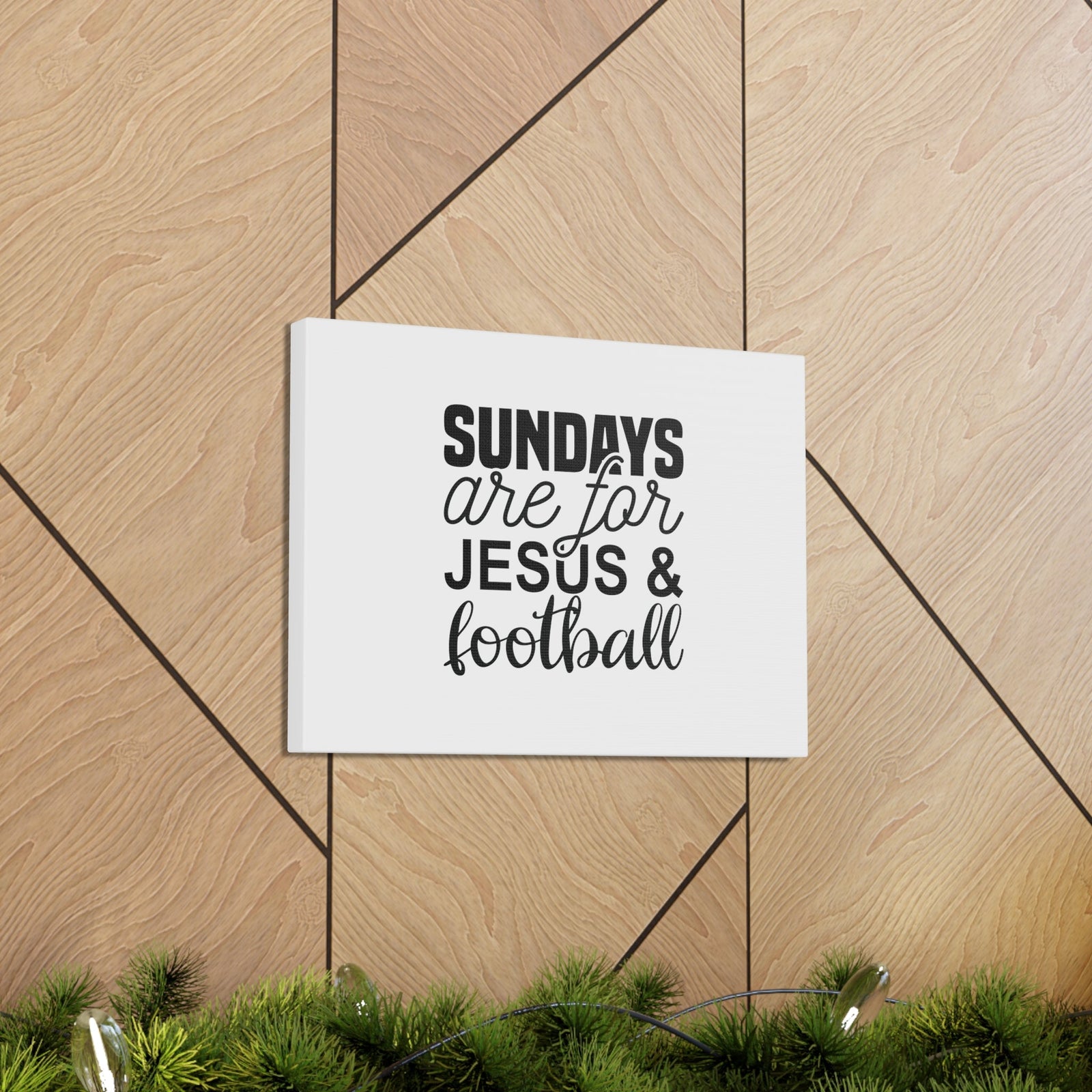 Scripture Walls Sundays Are For Jesus Mark 2:27 Christian Wall Art Bible Verse Print Ready to Hang Unframed-Express Your Love Gifts