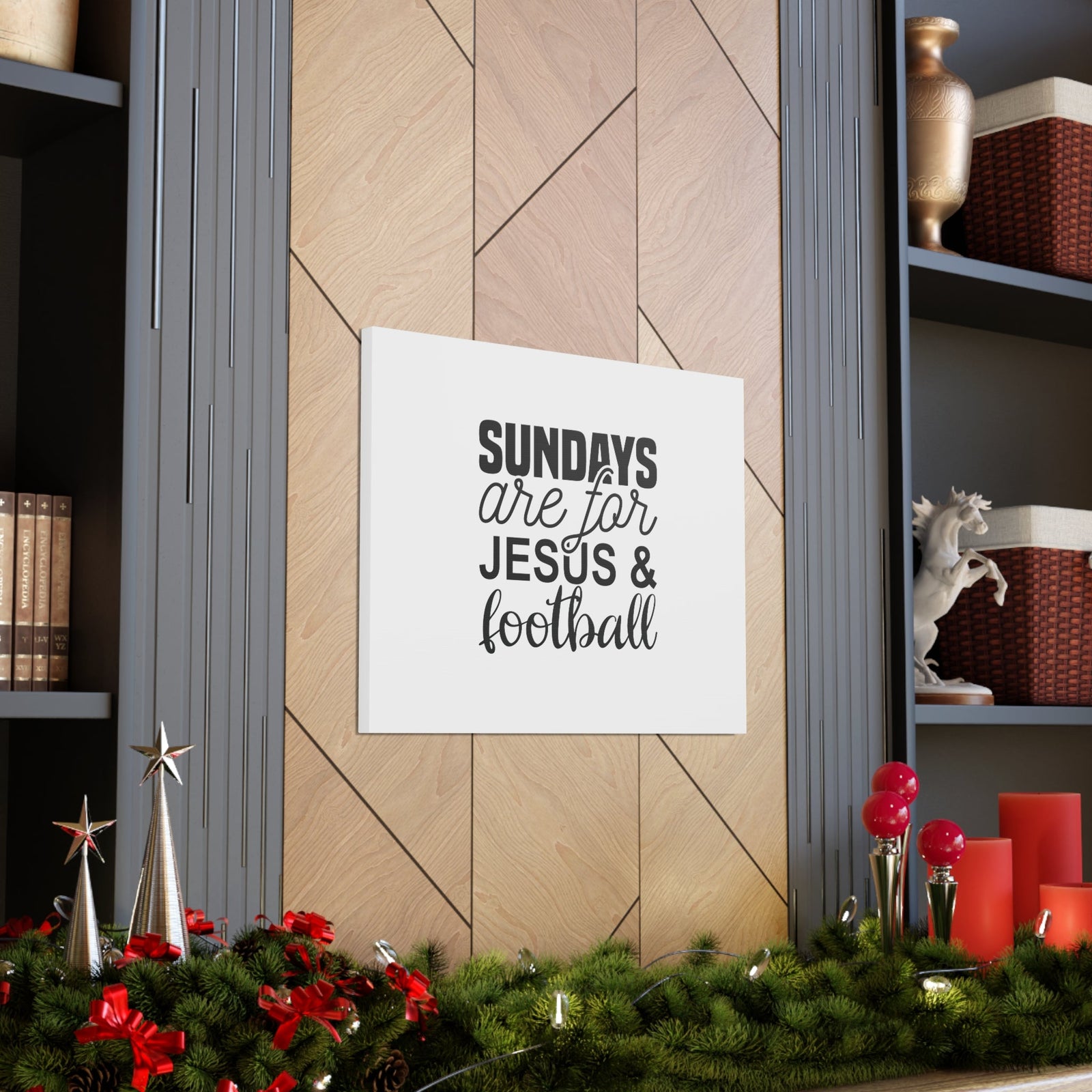 Scripture Walls Sundays Are For Jesus Mark 2:27 Christian Wall Art Bible Verse Print Ready to Hang Unframed-Express Your Love Gifts