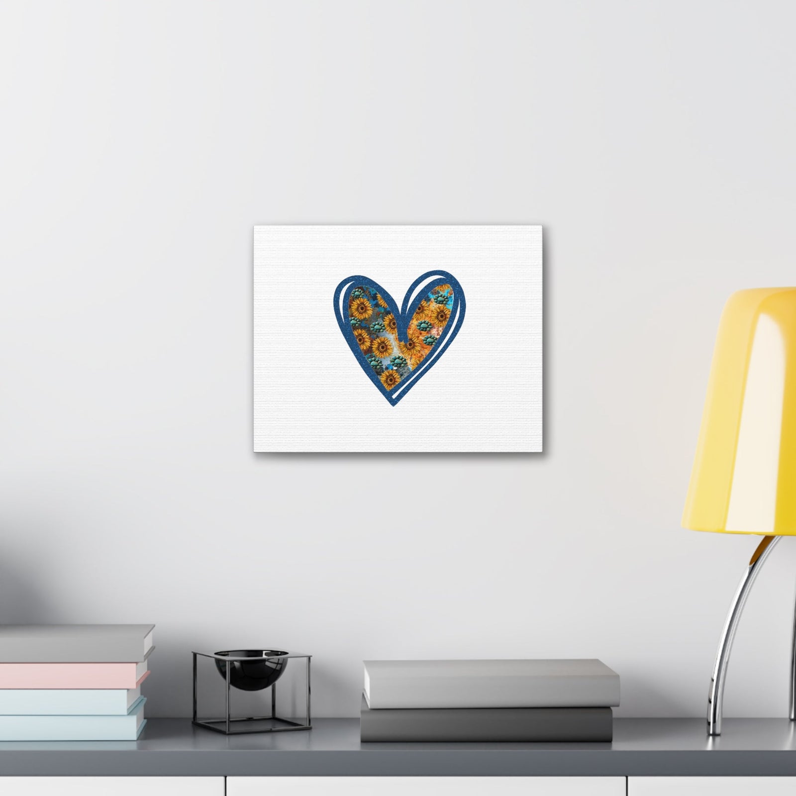 Scripture Walls Sunflower Heart Proverbs 4:23 Christian Wall Art Bible Verse Print Ready to Hang Unframed-Express Your Love Gifts