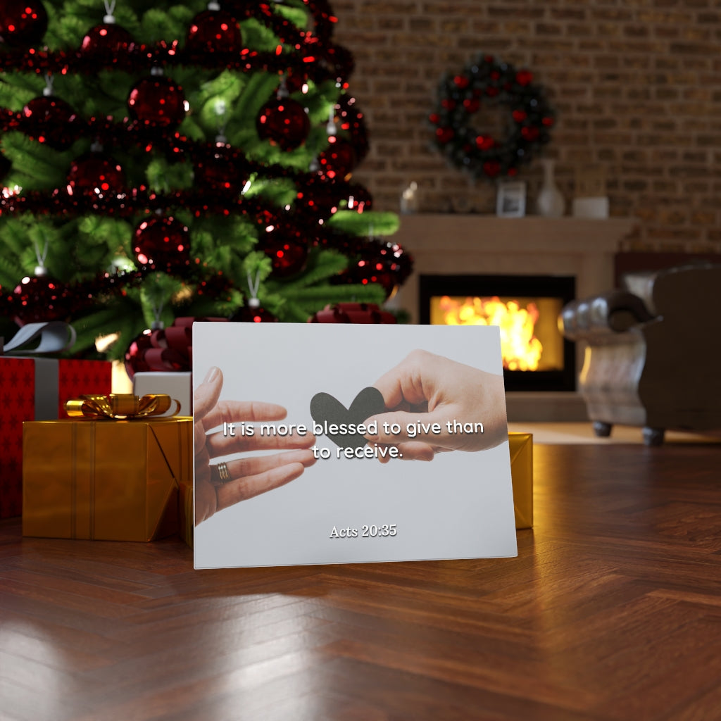 Scripture Walls Support The Weak Acts 20:35 Bible Verse Canvas Christian Wall Art Ready to Hang Unframed-Express Your Love Gifts