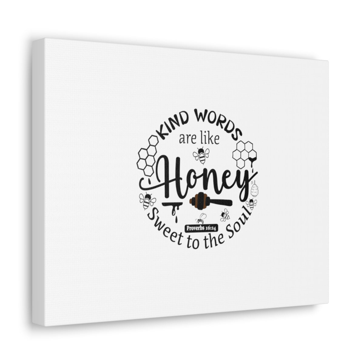 Scripture Walls Sweet To The Soul Proverbs 16:24 Christian Wall Art Bible Verse Print Ready to Hang Unframed-Express Your Love Gifts