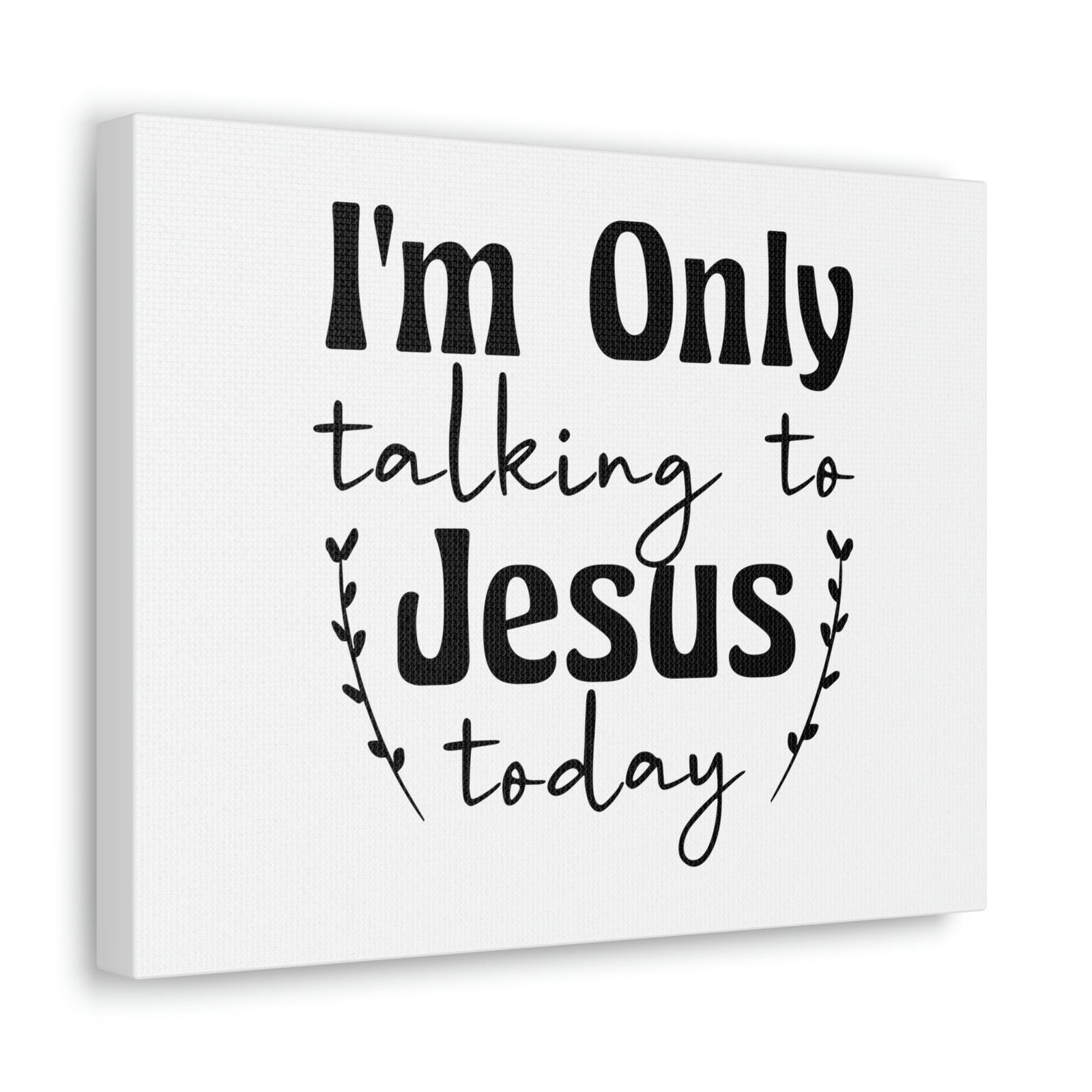 Scripture Walls Talking To Jesus Today Jeremiah 29:12 Christian Wall Art Bible Verse Print Ready to Hang Unframed-Express Your Love Gifts