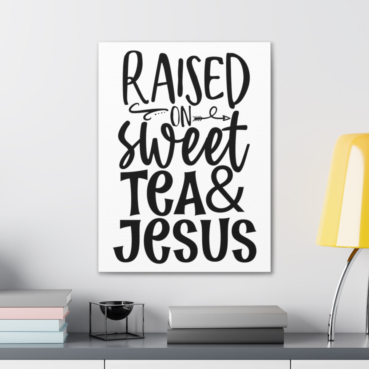 Scripture Walls Tea And Jesus 1 Corinthians 6:14 Christian Wall Art Print Ready to Hang Unframed-Express Your Love Gifts
