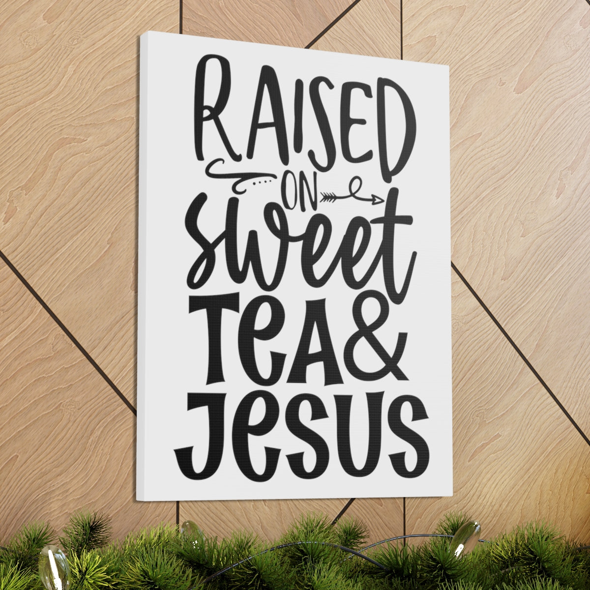 Scripture Walls Tea And Jesus 1 Corinthians 6:14 Christian Wall Art Print Ready to Hang Unframed-Express Your Love Gifts