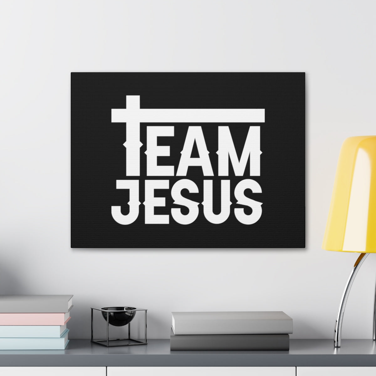 Scripture Walls Team Jesus 1 Corinthians 12:14 Cross Christian Wall Art Bible Verse Print Ready to Hang Unframed-Express Your Love Gifts