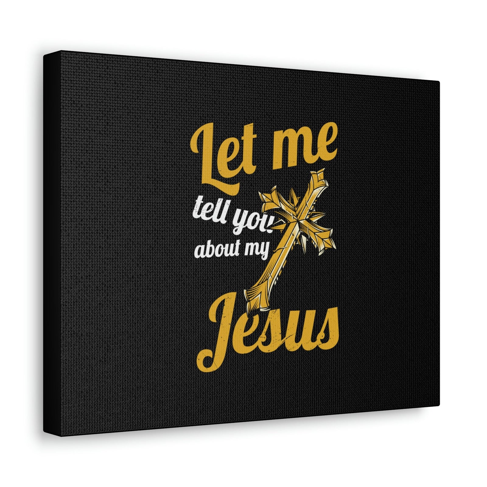 Scripture Walls Tell You About My Jesus 2 Peter 1:11 Christian Wall Art Bible Verse Print Ready to Hang Unframed-Express Your Love Gifts