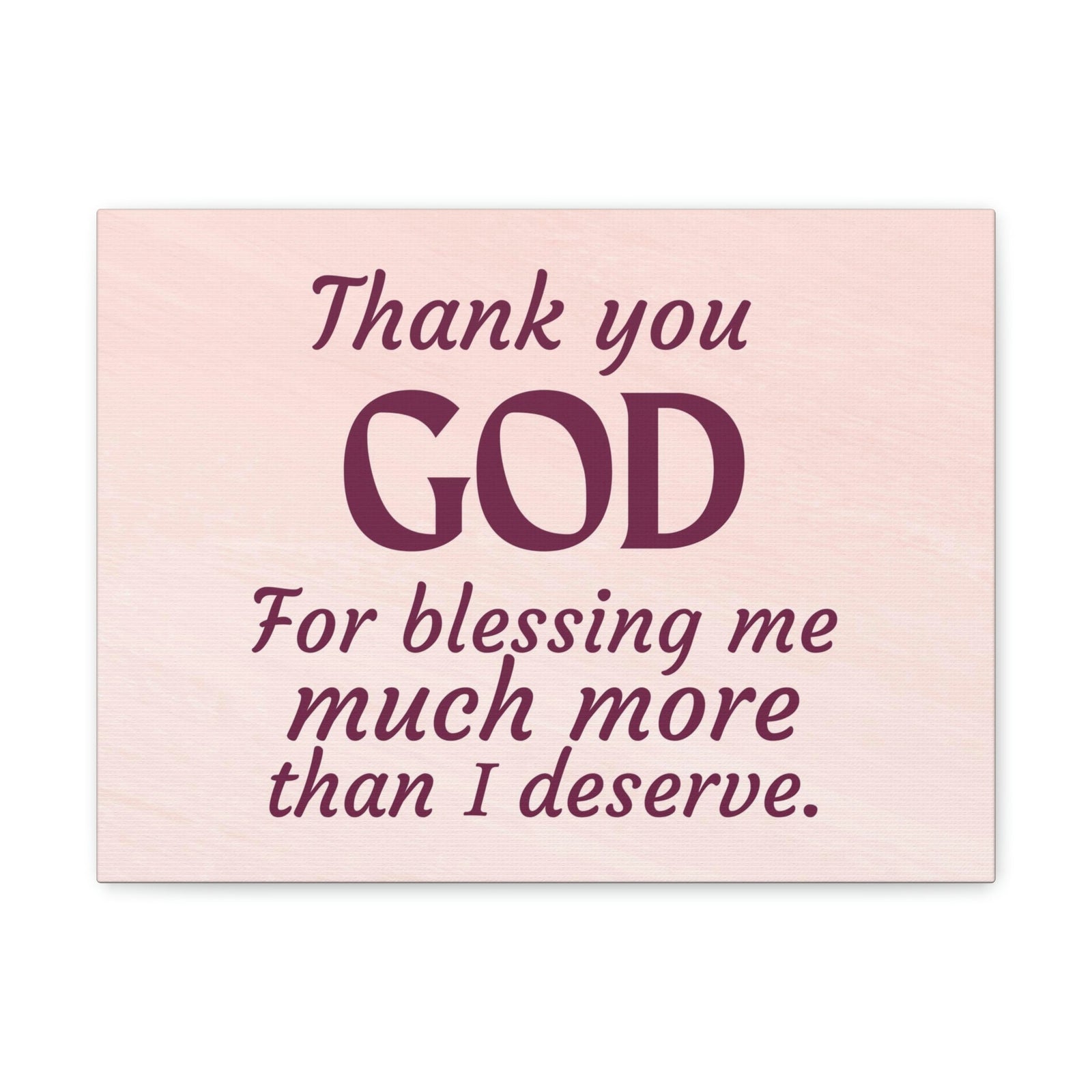 Scripture Walls Thank You God Pink Colossians 3:17 Bible Verse Canvas Christian Wall Art Ready to Hang Unframed-Express Your Love Gifts