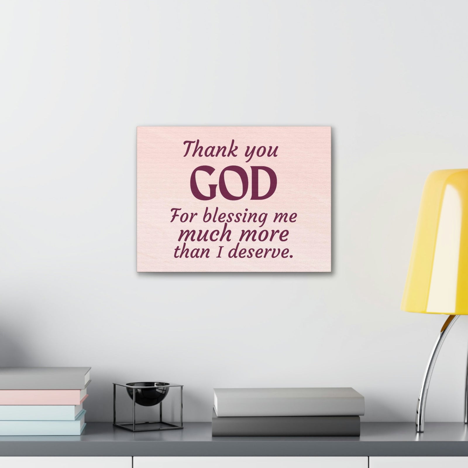 Scripture Walls Thank You God Pink Colossians 3:17 Bible Verse Canvas Christian Wall Art Ready to Hang Unframed-Express Your Love Gifts
