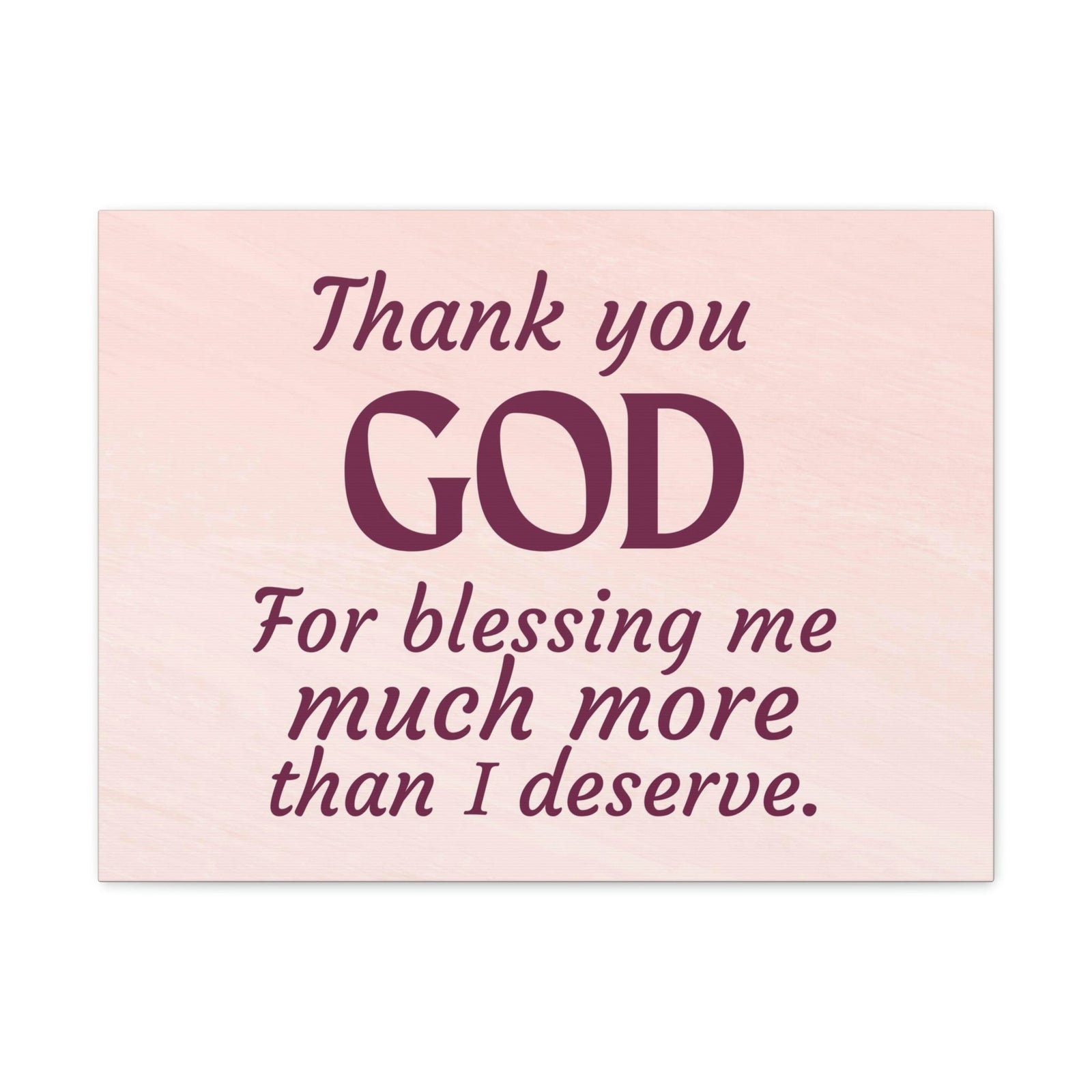 Scripture Walls Thank You God Pink Colossians 3:17 Bible Verse Canvas Christian Wall Art Ready to Hang Unframed-Express Your Love Gifts