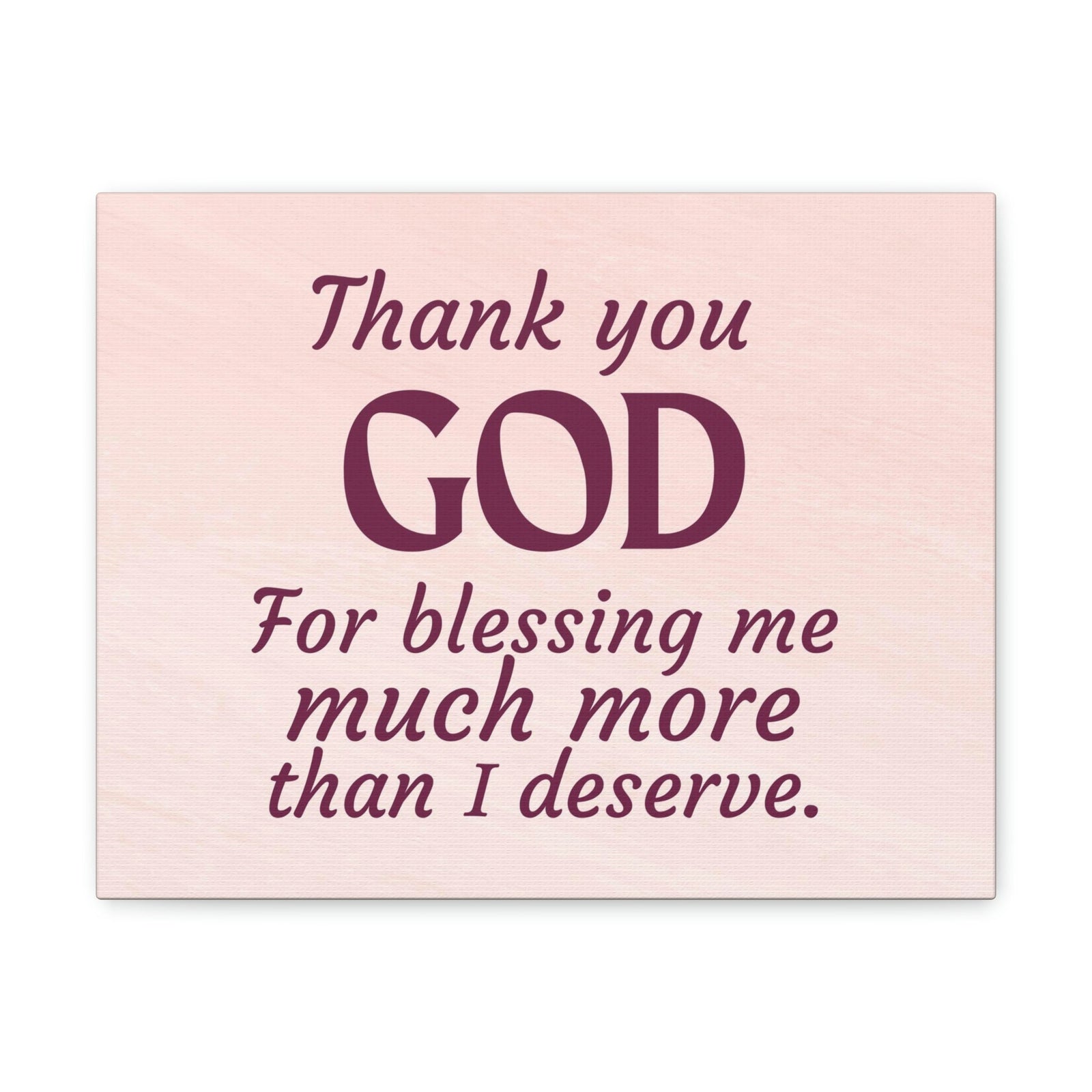 Scripture Walls Thank You God Pink Colossians 3:17 Bible Verse Canvas Christian Wall Art Ready to Hang Unframed-Express Your Love Gifts