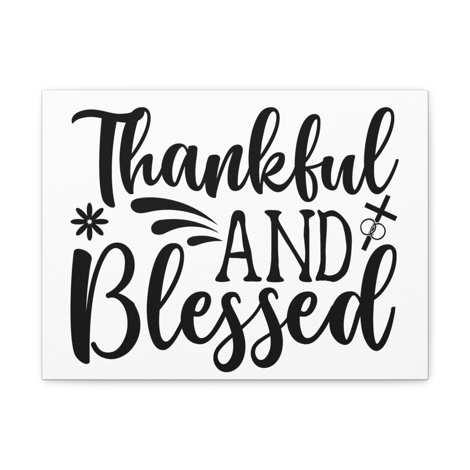 Scripture Walls Thankful And Blessed 1 Thessalonians 5:18 Christian Wall Art Print Ready to Hang Unframed-Express Your Love Gifts