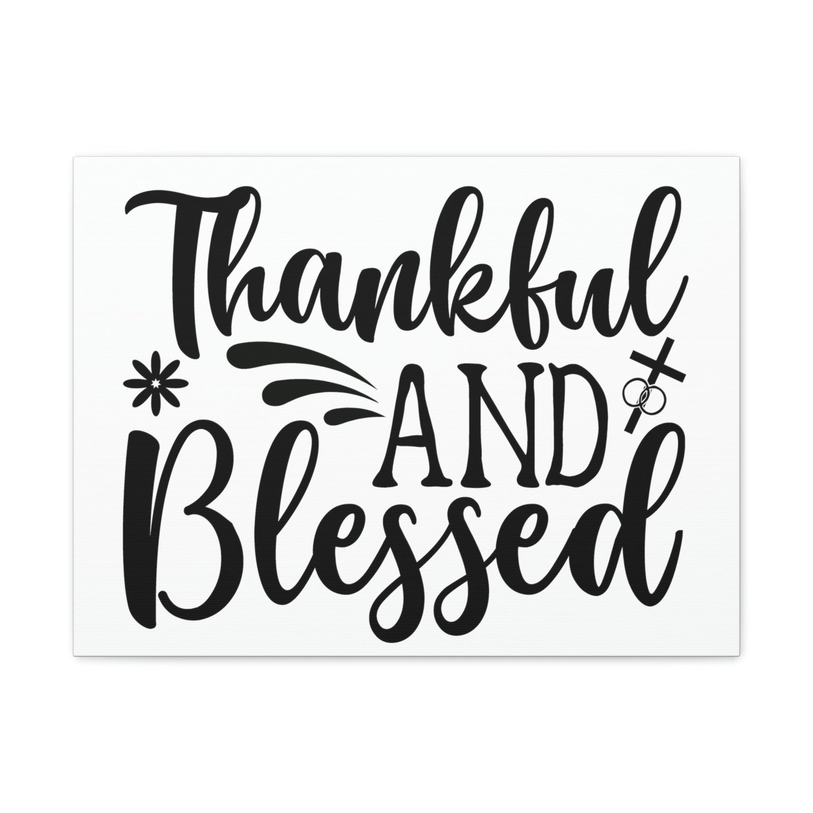 Scripture Walls Thankful And Blessed 1 Thessalonians 5:18 Christian Wall Art Print Ready to Hang Unframed-Express Your Love Gifts