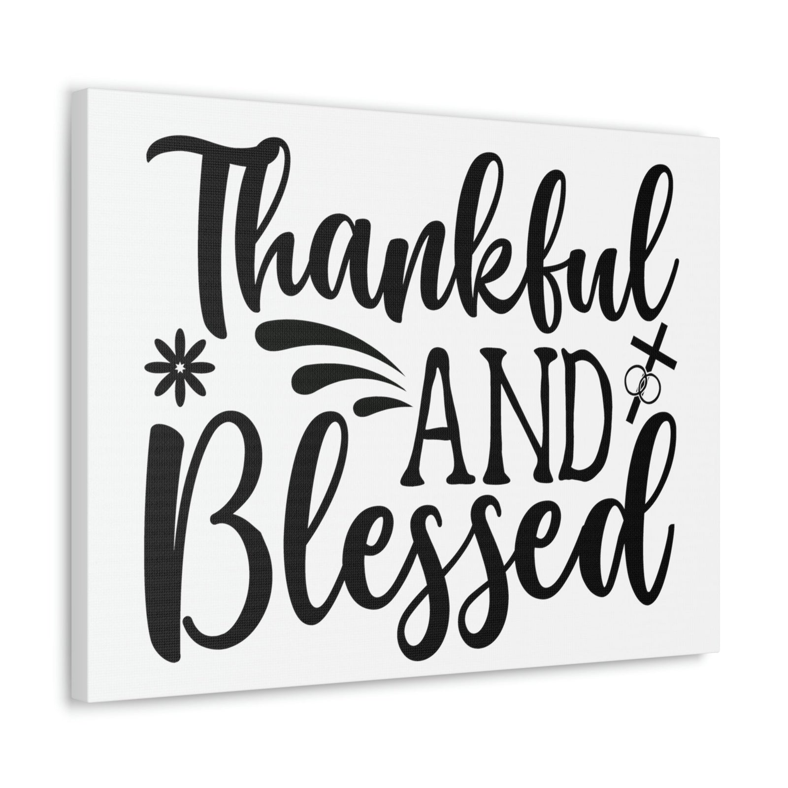 Scripture Walls Thankful And Blessed 1 Thessalonians 5:18 Christian Wall Art Print Ready to Hang Unframed-Express Your Love Gifts