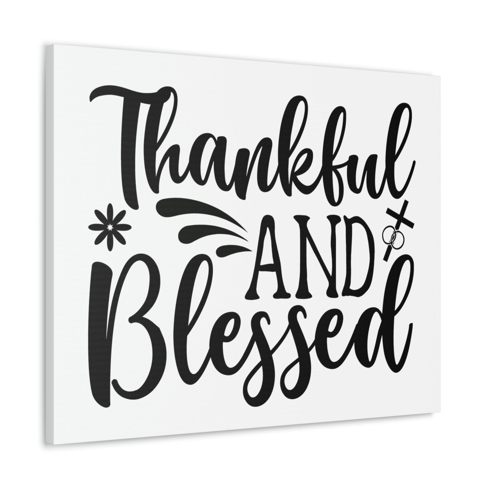 Scripture Walls Thankful And Blessed 1 Thessalonians 5:18 Christian Wall Art Print Ready to Hang Unframed-Express Your Love Gifts