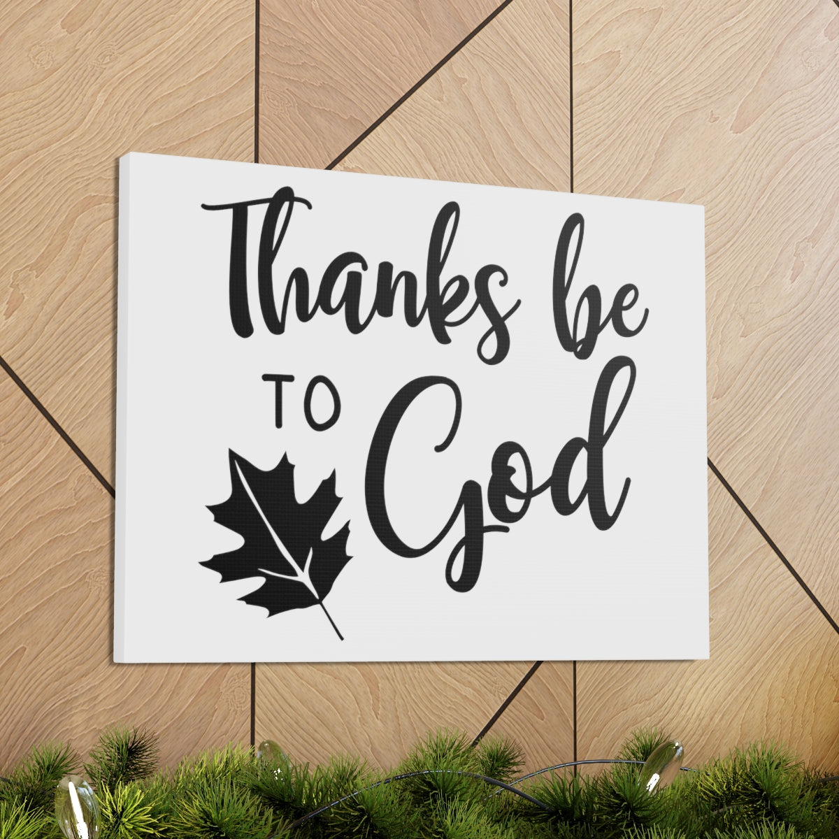 Scripture Walls Thanks Be To God Isaiah 12:4-5 Christian Wall Art Print Ready to Hang Unframed-Express Your Love Gifts