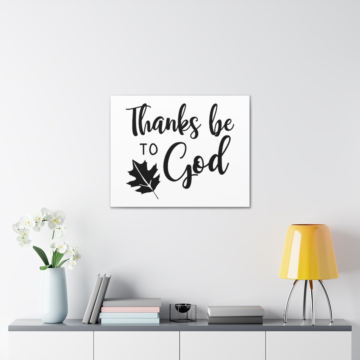 Scripture Walls Thanks Be To God Isaiah 12:4-5 Christian Wall Art Print Ready to Hang Unframed-Express Your Love Gifts