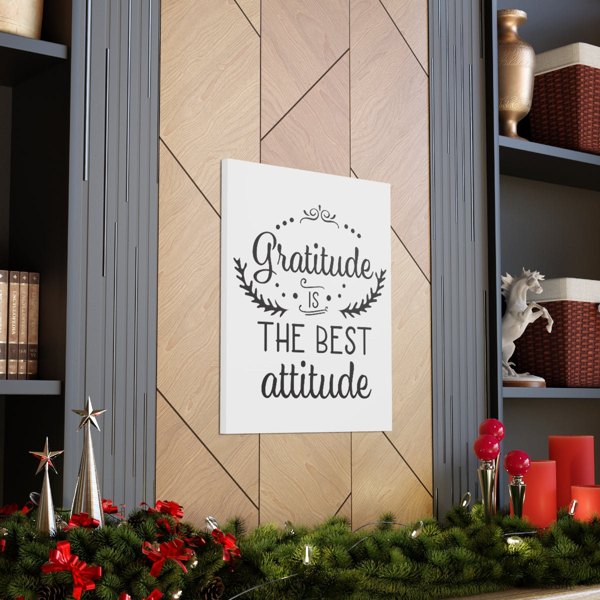 Scripture Walls The Best Attitude Ephesians 5:20 Christian Wall Art Print Ready to Hang Unframed-Express Your Love Gifts