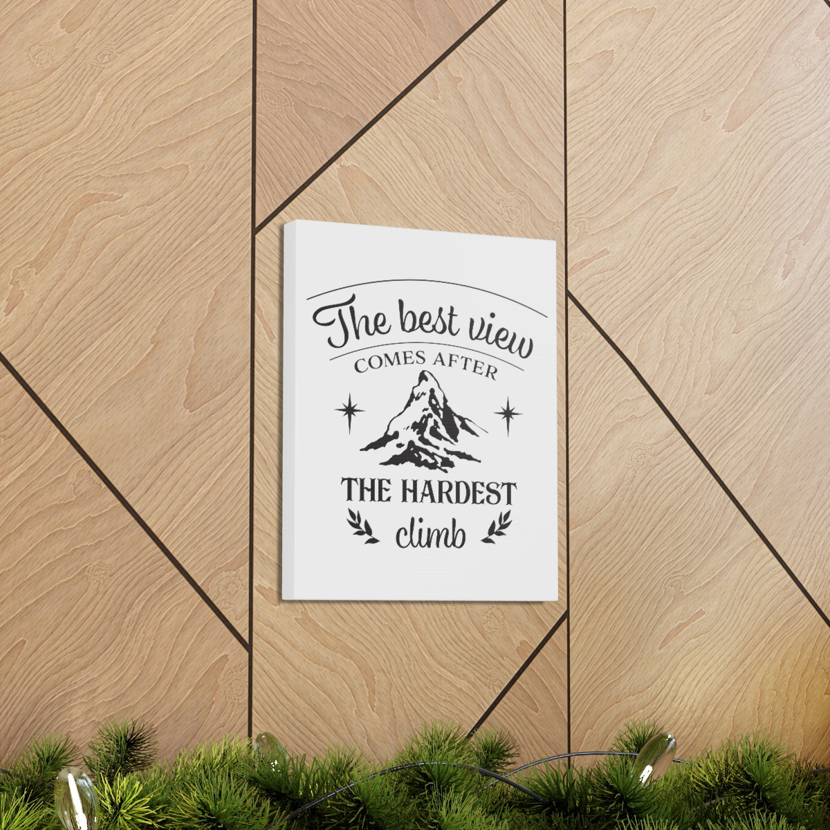 Scripture Walls The Best View Matthew 17:20 Christian Wall Art Print Ready to Hang Unframed-Express Your Love Gifts
