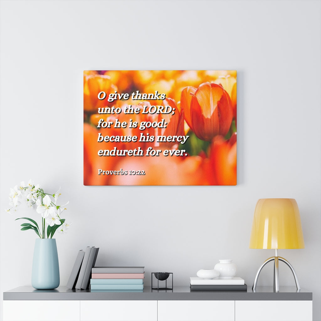 Scripture Walls The Blessing Proverbs 10:22 Bible Verse Canvas Christian Wall Art Ready to Hang Unframed-Express Your Love Gifts