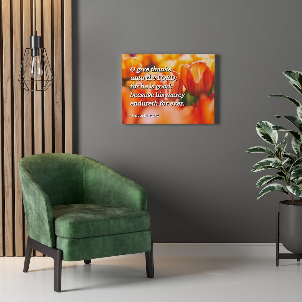 Scripture Walls The Blessing Proverbs 10:22 Bible Verse Canvas Christian Wall Art Ready to Hang Unframed-Express Your Love Gifts