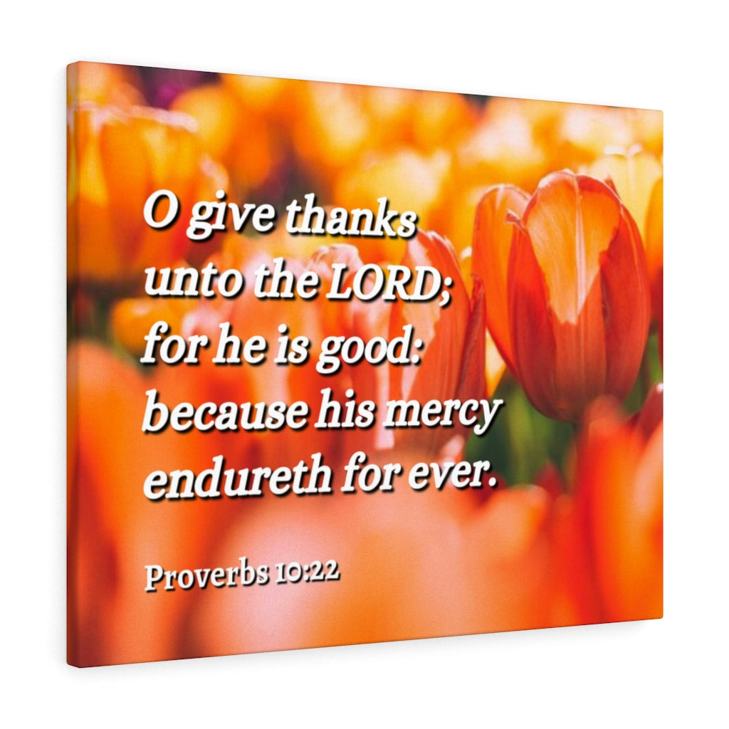 Scripture Walls The Blessing Proverbs 10:22 Bible Verse Canvas Christian Wall Art Ready to Hang Unframed-Express Your Love Gifts