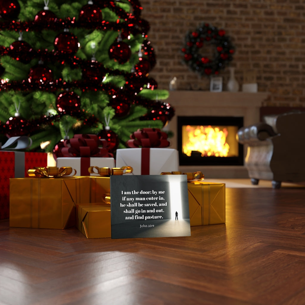 Scripture Walls The Door John 10:9 Bible Verse Canvas Christian Wall Art Ready to Hang Unframed-Express Your Love Gifts