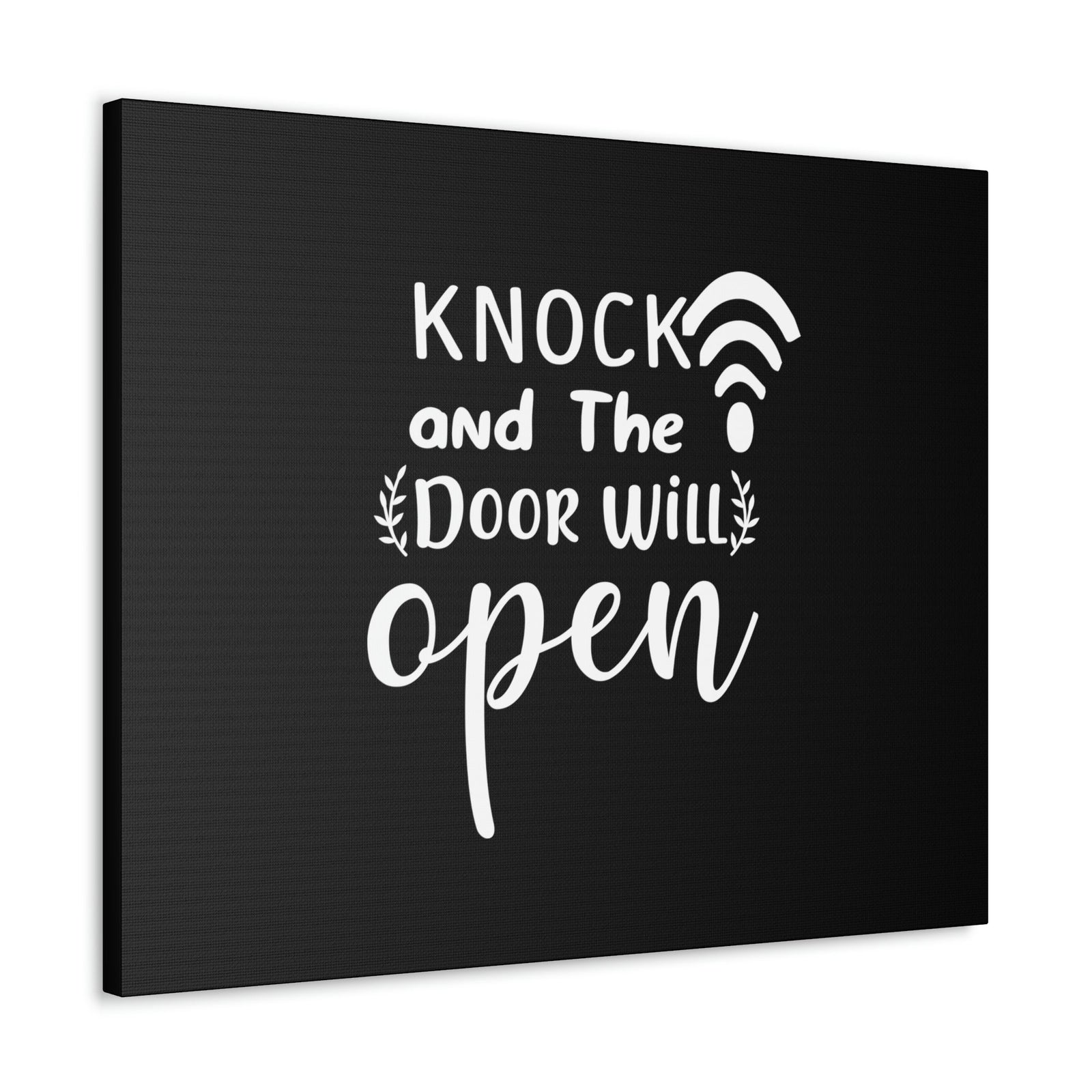 Scripture Walls The Door Will Open Matthew 7:7 Christian Wall Art Bible Verse Print Ready to Hang Unframed-Express Your Love Gifts