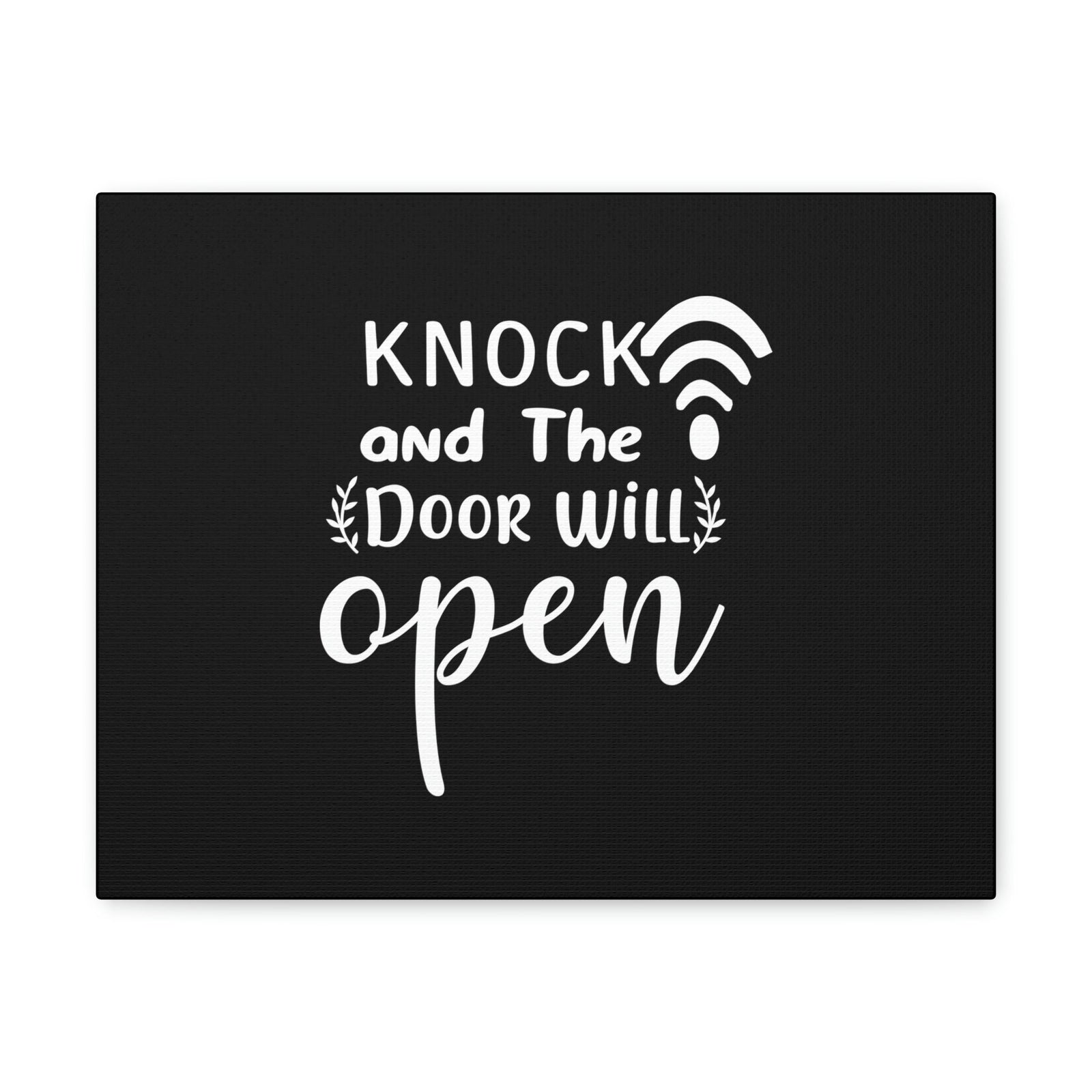 Scripture Walls The Door Will Open Matthew 7:7 Christian Wall Art Bible Verse Print Ready to Hang Unframed-Express Your Love Gifts