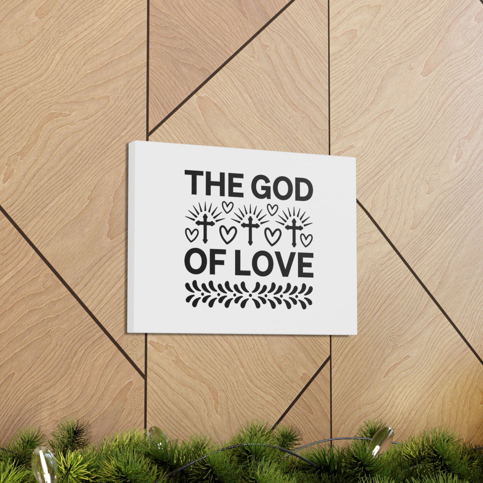 Scripture Walls The God Of Love 1 John 4:7 Hearts Christian Wall Art Bible Verse Print Ready to Hang Unframed-Express Your Love Gifts