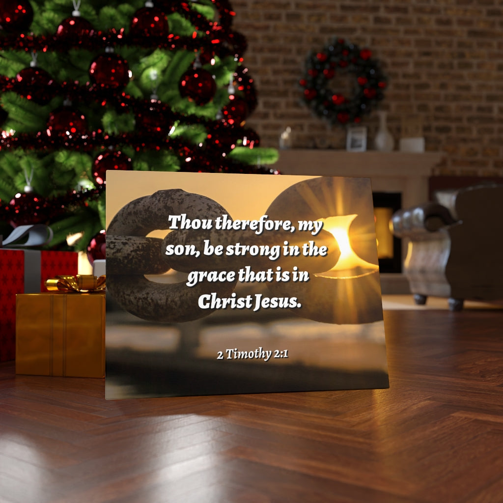 Scripture Walls The Grace 2 Timothy 2:1 Bible Verse Canvas Christian Wall Art Ready to Hang Unframed-Express Your Love Gifts