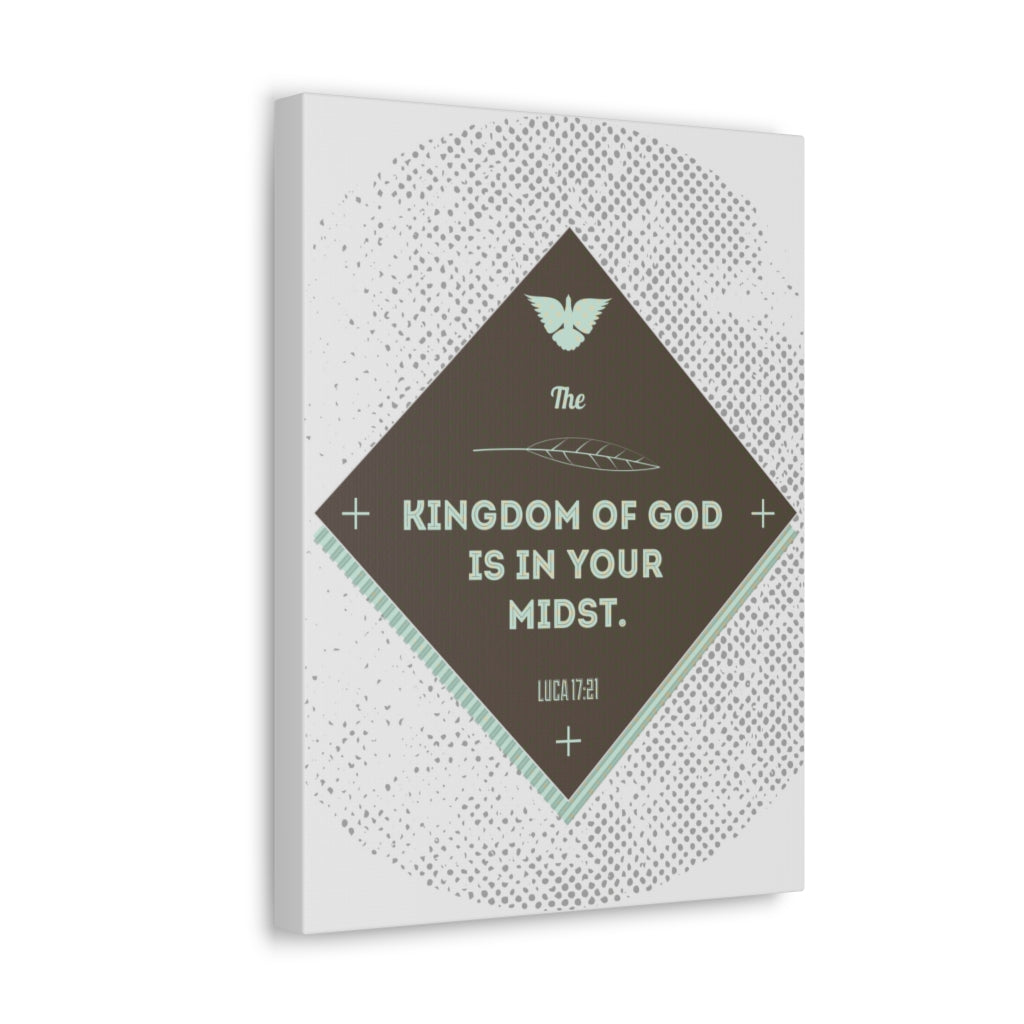 Scripture Walls The Kingdom Of God Luca 17:21 Bible Verse Canvas Christian Wall Art Ready To Hang Unframed-Express Your Love Gifts