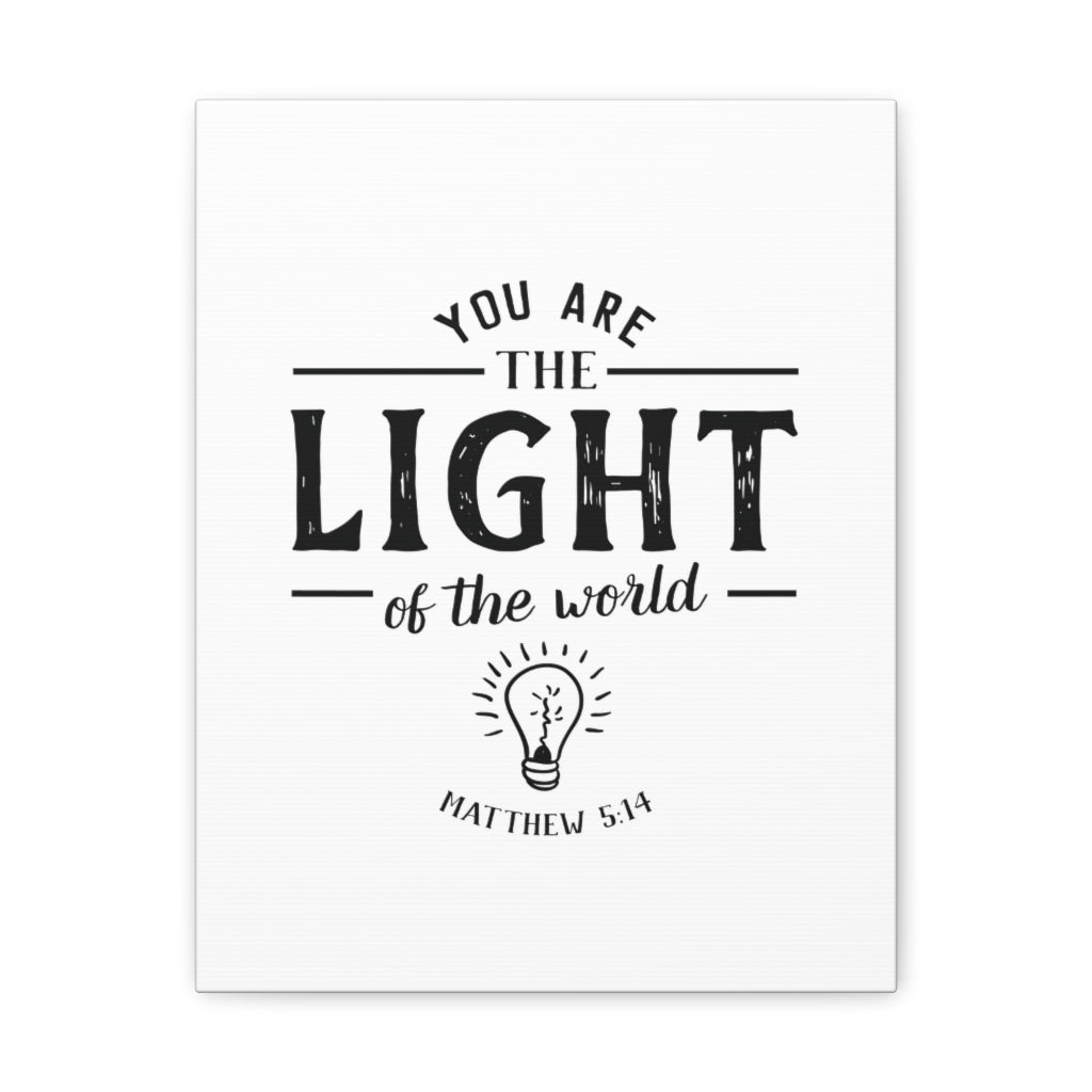 Scripture Walls The Light Of The World Matthew 5:14 Christian Wall Art Bible Verse Print Ready To Hang Unframed-Express Your Love Gifts