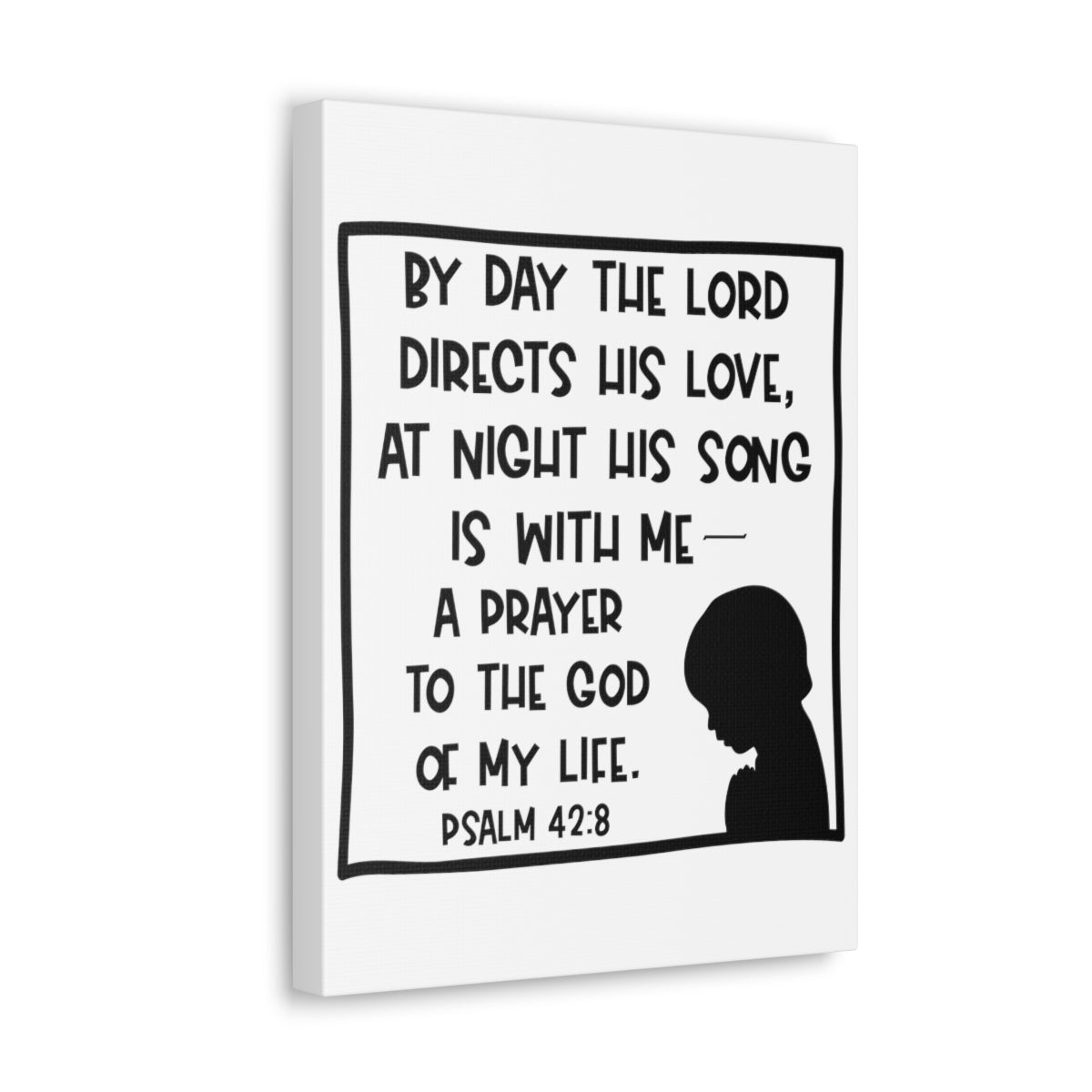 Scripture Walls The Lord Directs Psalm 42:8 Christian Wall Art Print Ready to Hang Unframed-Express Your Love Gifts
