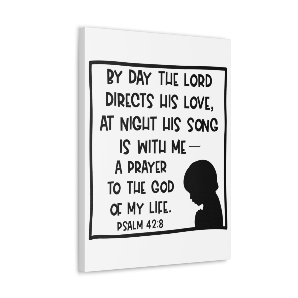 Scripture Walls The Lord Directs Psalm 42:8 Christian Wall Art Print Ready to Hang Unframed-Express Your Love Gifts