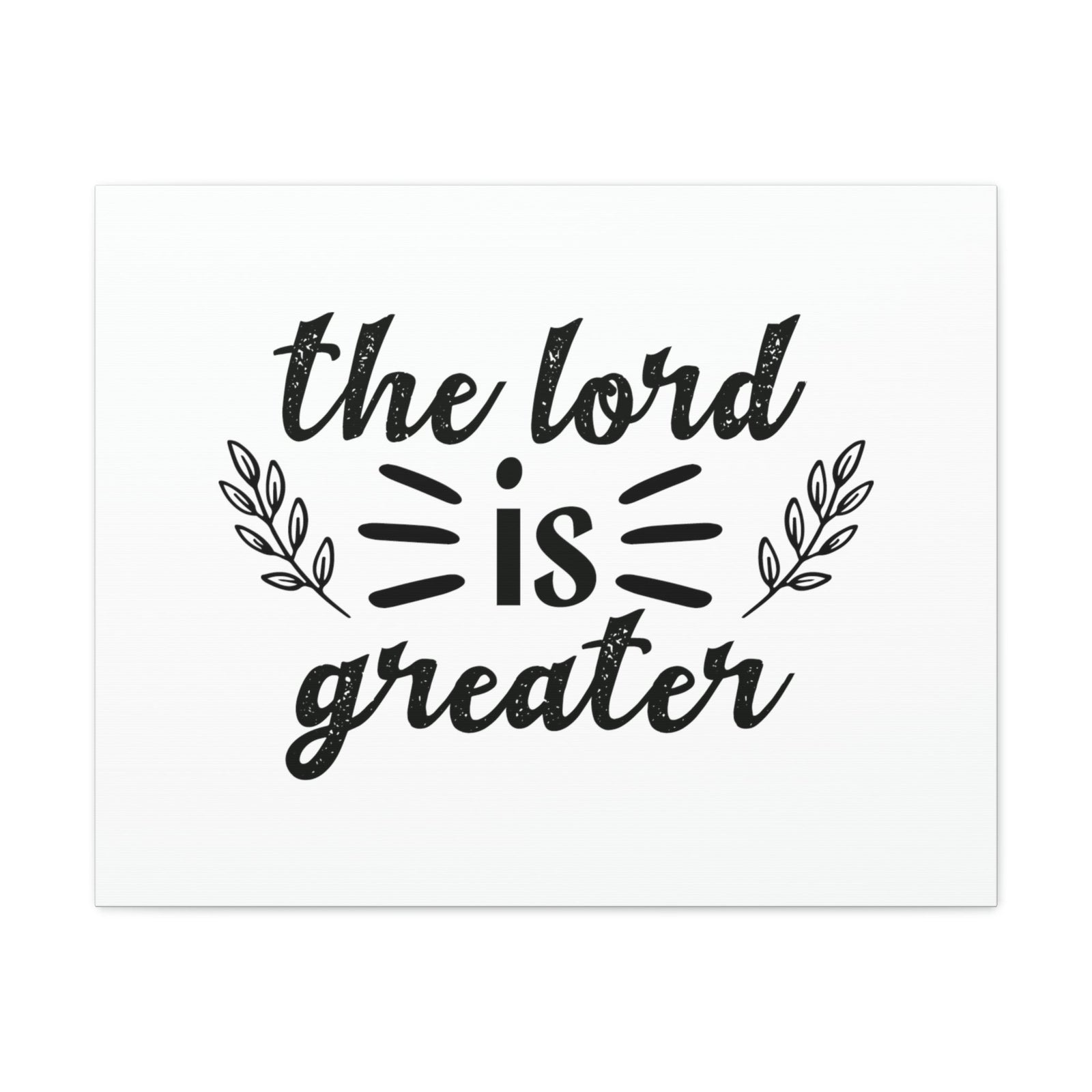 Scripture Walls The Lord Is Greater 1 John 1:5 Christian Wall Art Bible Verse Print Ready to Hang Unframed-Express Your Love Gifts