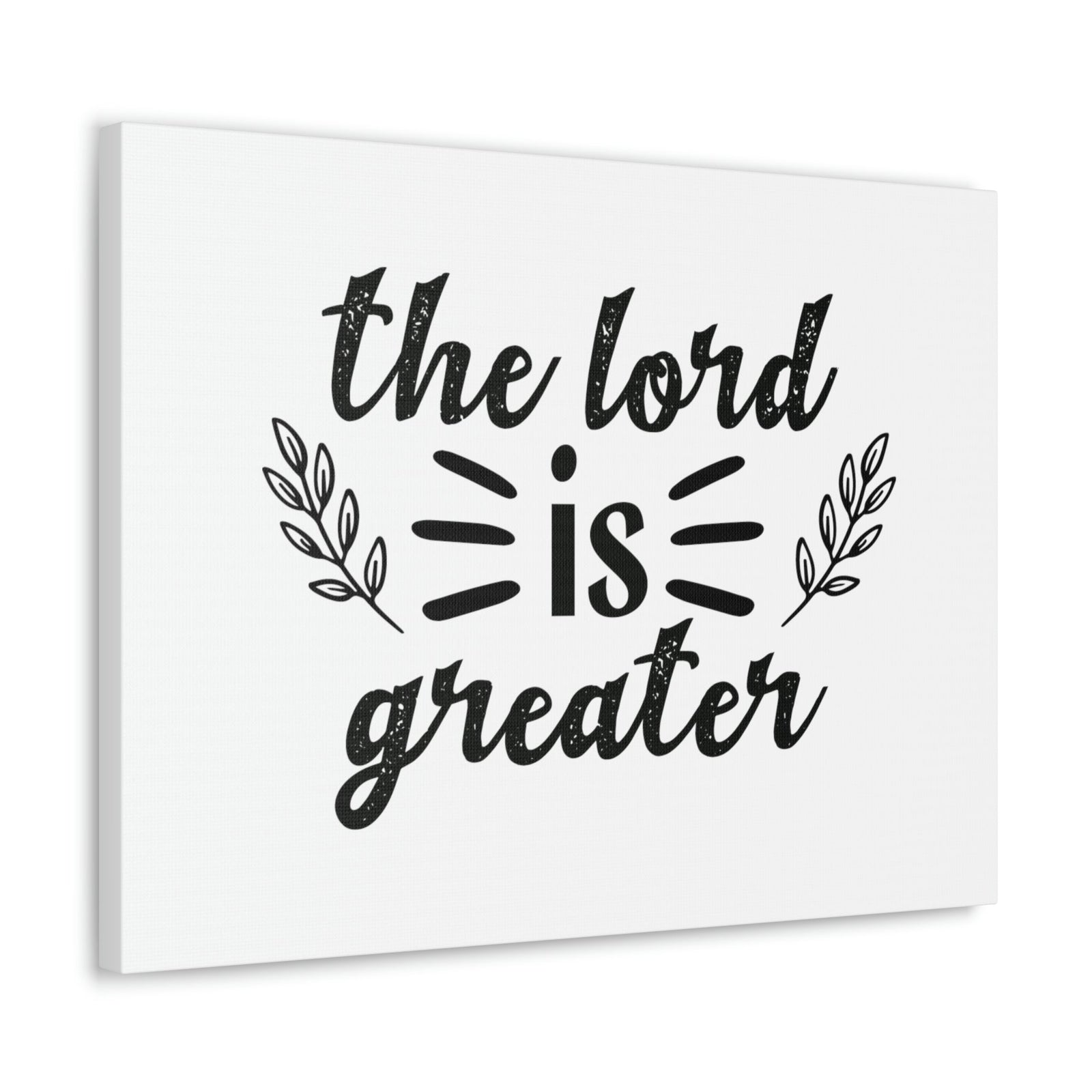 Scripture Walls The Lord Is Greater 1 John 1:5 Christian Wall Art Bible Verse Print Ready to Hang Unframed-Express Your Love Gifts