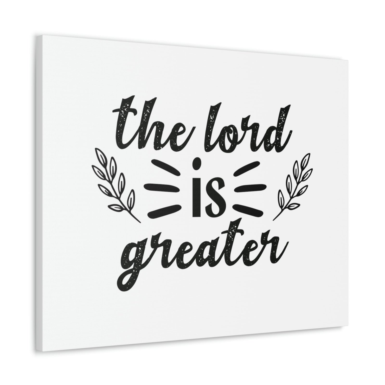 Scripture Walls The Lord Is Greater 1 John 1:5 Christian Wall Art Bible Verse Print Ready to Hang Unframed-Express Your Love Gifts