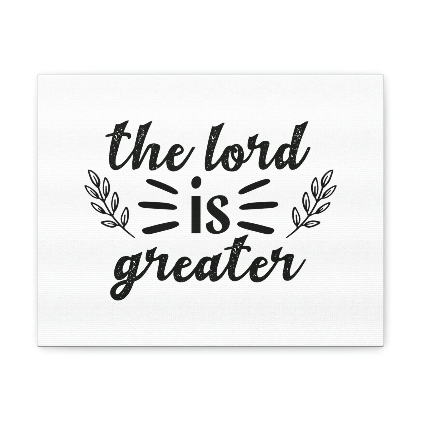 Scripture Walls The Lord Is Greater 1 John 1:5 Christian Wall Art Bible Verse Print Ready to Hang Unframed-Express Your Love Gifts