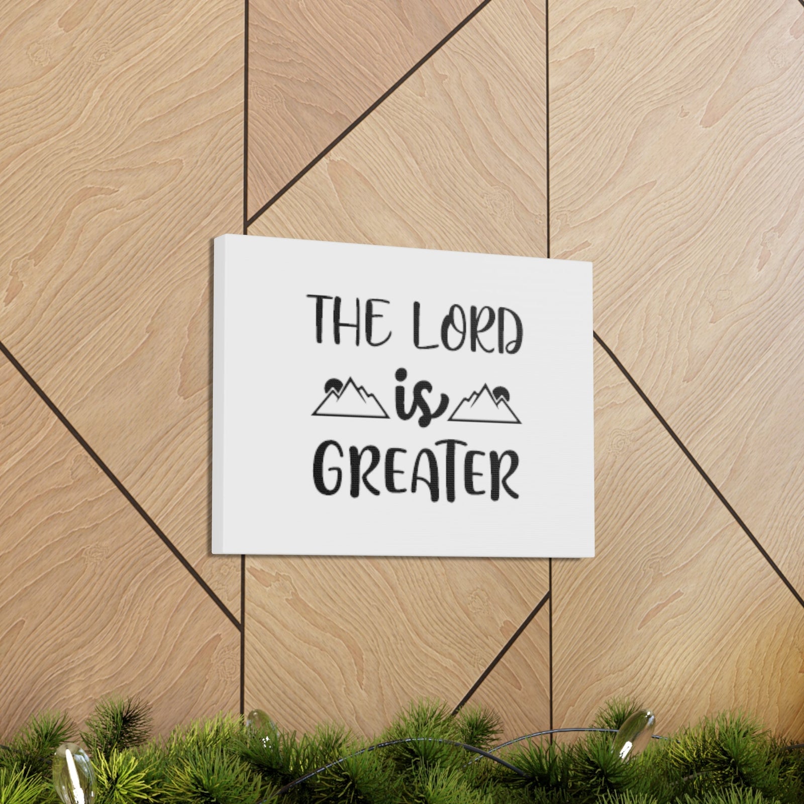 Scripture Walls The Lord Is Greater Psalm 96:4 Christian Wall Art Bible Verse Print Ready to Hang Unframed-Express Your Love Gifts