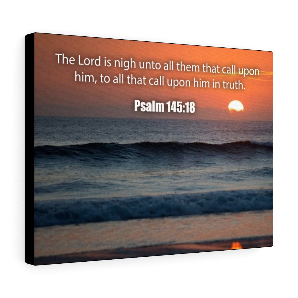 Scripture Walls The Lord is Nigh Psalm 145:18 Christian Home Decor Bible Art Unframed-Express Your Love Gifts