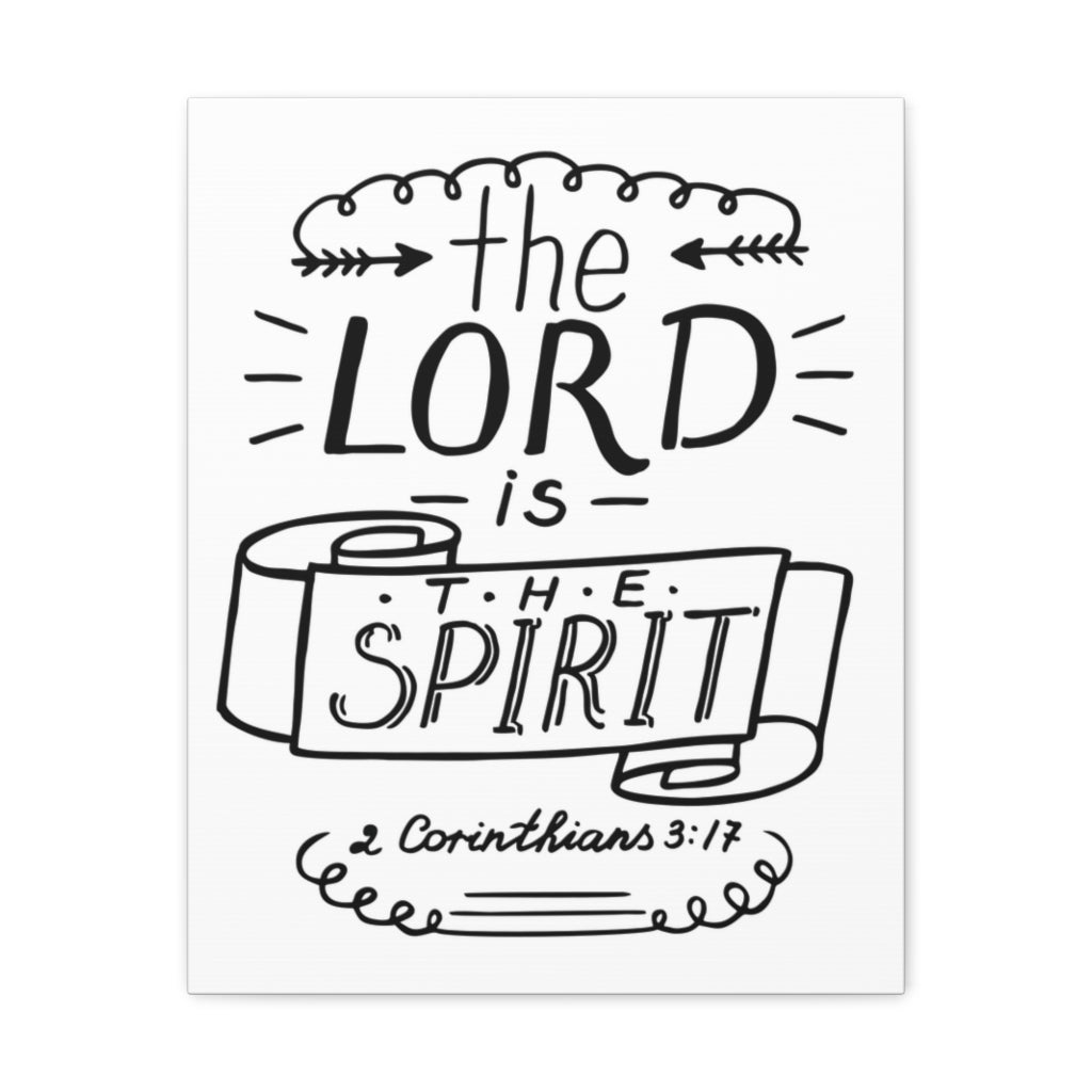 Scripture Walls The Lord is The Spirit 2 Corinthians 3:17 Christian Wall Art Bible Verse Print Ready To Hang Unframed-Express Your Love Gifts