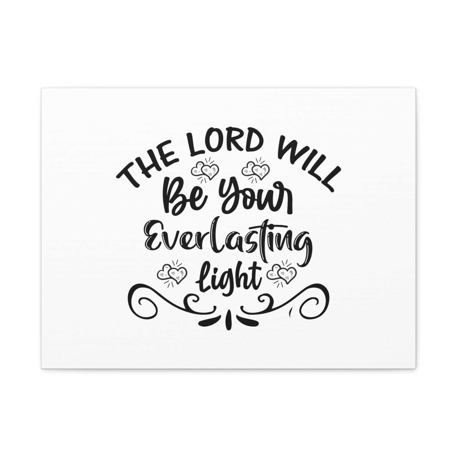 Scripture Walls The Lord Will Be Your Everlasting Light Isaiah 60:20 Christian Wall Art Bible Verse Print Ready to Hang Unframed-Express Your Love Gifts